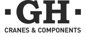Logotipo GHSA Cranes and Components. Zpracování oceli | Zařízení | GH Cranes